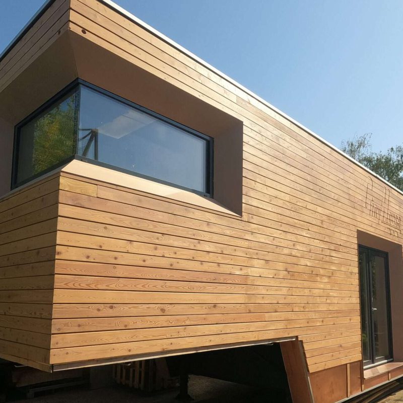 GinyHouse CALSON freitragendes Eckfenster